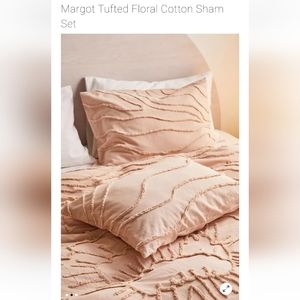 Urban Outfitters Margot Tufted Floral Cotton Sham Set